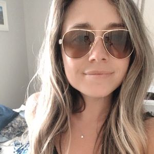 Tory Burch Gold/Brown Sunglasses